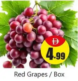 Amber Red grapes offer