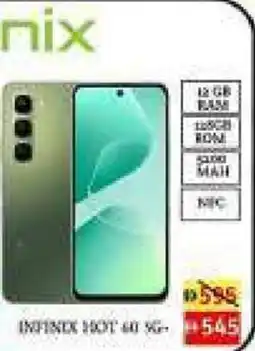 Amber Infinix hot 605G offer