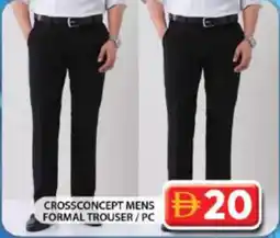 Grand Hyper Market Crossconcept mens formal trouser offer
