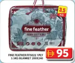 Grand Hyper Market Fine feather FF5022 1ply blanket 200x240 offer