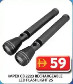 Grand Hyper Market Impex CB 2223 rechargeable LED flashlight offer