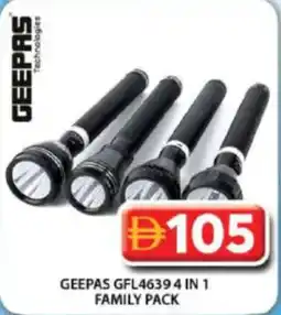 Grand Hyper Market Geepas GFL46394 in 1 family pack offer