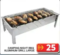 Grand Hyper Market Camping night BBQ aluminum grill large offer