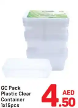 Day To Day GC Pack Plastic Clear Container offer
