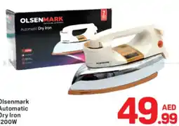Day To Day Olsenmark Automatic Dry Iron 1200w offer