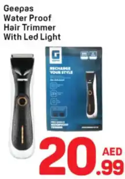 Day To Day Geepas Water Proof Hair Trimmer With Led Light offer
