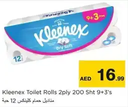 Nesto Kleenex Toilet Rolls 2ply 200 Sht 9+3's offer