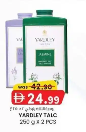 Yardley talc