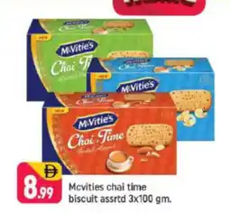 Shaklan Mcvities chai time biscuit offer