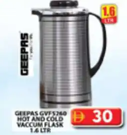 Grand Hyper Market Geepas GVF5260 hot and cold vaccum flask offer