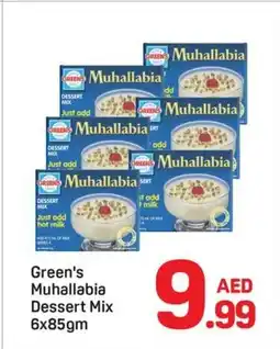 Day To Day Green's muhallabia dessert mix offer