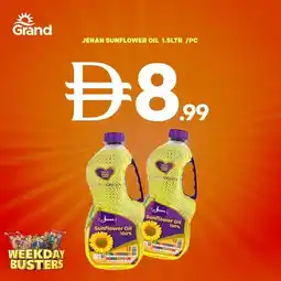Grand Hyper Market Jenan sunflower oil offer