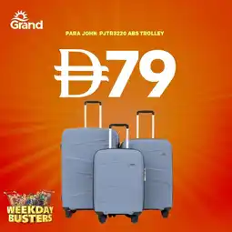 Grand Hyper Market Para john PJTR3220 ABS trolley offer