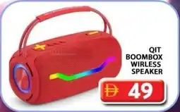 Grand Hyper Market Qit boombox wirless speaker offer