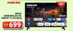 Grand Hyper Market Νικαι 50NK4KSLED 4K smart TV offer