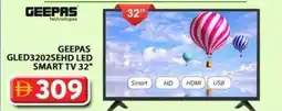 Grand Hyper Market Geepas GLED3202SEHD LED smart TV offer