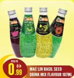 Dream Land Center Mac lin basil seed drink mix flavour offer