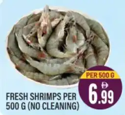 Dream Land Center Fresh shrimps offer
