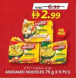 KM Trading Andiamo noodles offer