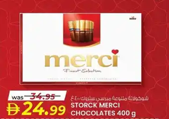 KM Trading Storck merci chocolates offer