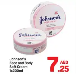 Day To Day Johnson's Face and Body Soft Cream offer