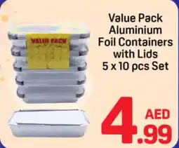 Day To Day Value Pack Aluminium Foil Containers with Lids Set offer