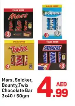 Day To Day Mars snicker bounty twix chocolate bar offer