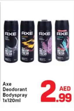 Day To Day Axe deodorant bodyspray offer