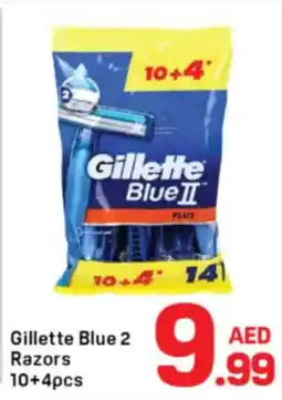 Day To Day Gillette Blue 2 Razors offer