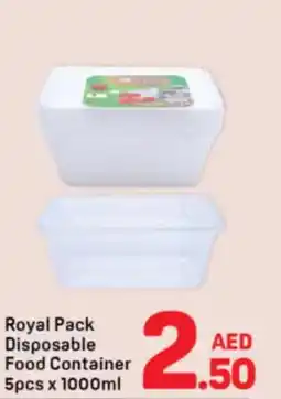 Day To Day Royal pack disposable food container offer