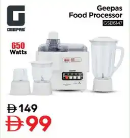 Nesto Geepas Food Processor GSB6147 offer