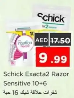 Nesto Schick Exacta2 Razor Sensitive 10+6 offer