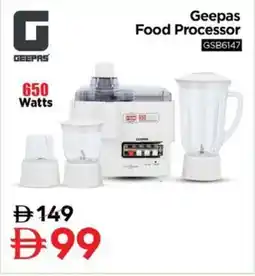 Nesto Geepas Food Processor GSB6147 offer