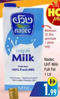 Bluemart Nadec UHT Milk Full Fat offer