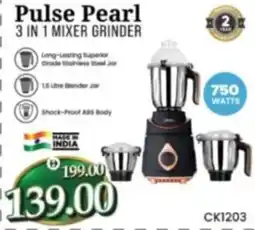 Al Madina Pulse Pearl 3 in 1 mixer grinder offer