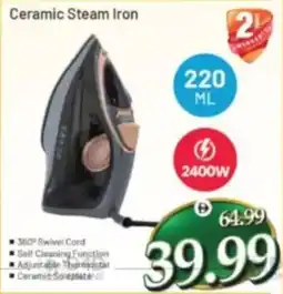 Al Madina Ceramic Steam Iron offer