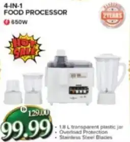 Al Madina 4 in 1 food processor offer