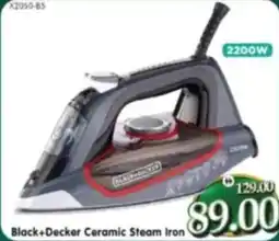 Al Madina Black+Decker Ceramic Steam Iron offer