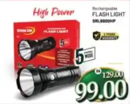 Al Madina Rechargeable flash light SRL9900HP offer