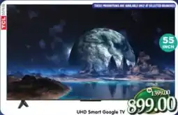 Al Madina UHD Smart Google TV TCL 55P618 offer