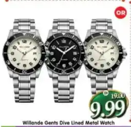 Al Madina Willande Gents Dive Lined Metal Watch offer