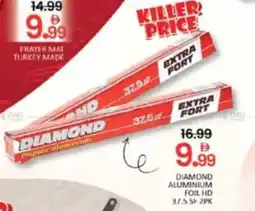 Al Madina Diamond aluminium foil HD 37.5 SF2PK offer