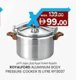 KM Trading Royalford aluminium body pressure cooker RF13037 offer