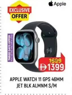 Nesto Apple watch 11 gps 46mm jet blk almnm s/m offer
