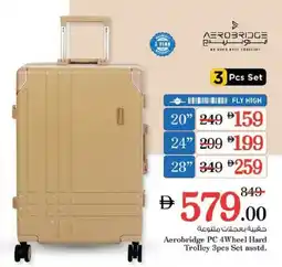 Nesto Aerobridge PC 4Wheel Hard Trolley offer
