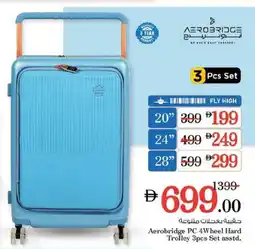 Nesto Aerobridge PC 4Wheel Hard Trolley offer