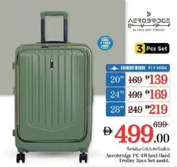 Nesto Aerobridge PC 4Wheel Hard Trolley offer