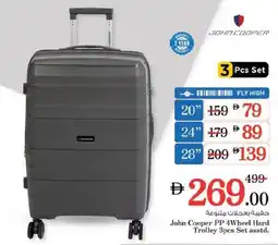 Nesto John Cooper PP 4Wheel Hard Trolley offer