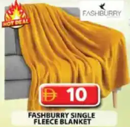 Grand Hyper Market Fashburry single fleece blanket offer