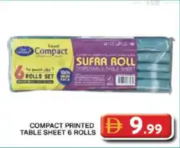 Grand Hyper Market Compact printed table sheet offer